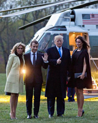 Macrons Trumps
