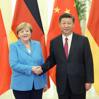 Merkel, Xi