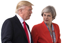 Trump, May