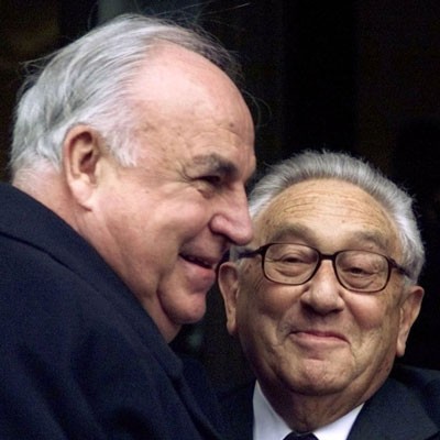 Kohl and Kissinger in 2000