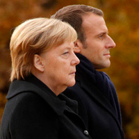 Merkel, Macron